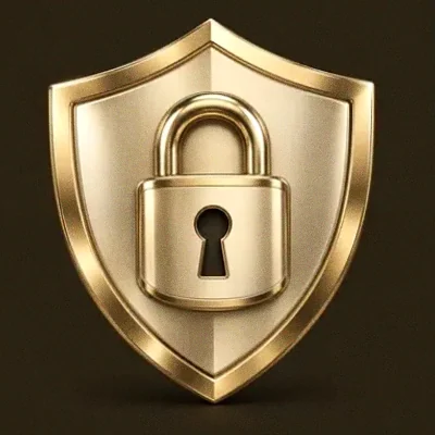 Shield with padlock — Bsb007