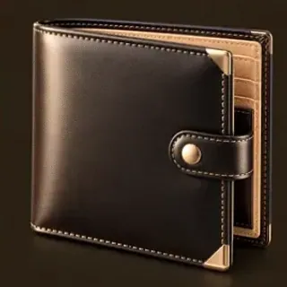 Leather bifold wallet — Bsb007