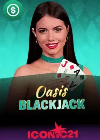 Oasis Blackjack live game cover