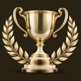 Gold trophy cup — Bsb007