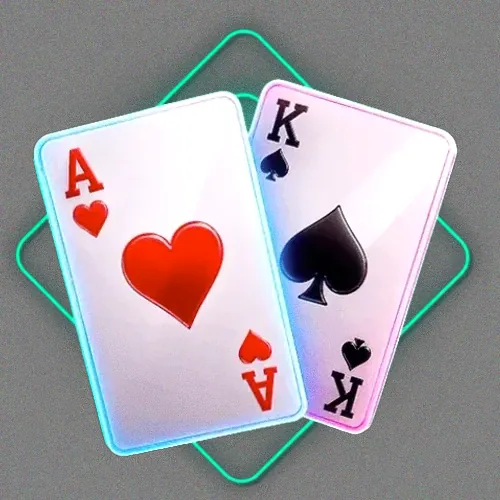 Ace and king playing cards