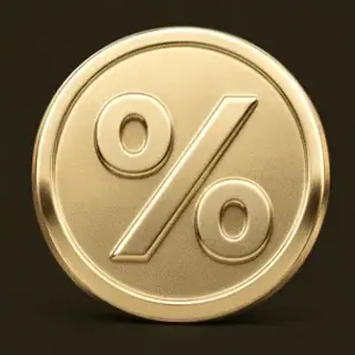 Gold percent coin — Bsb007