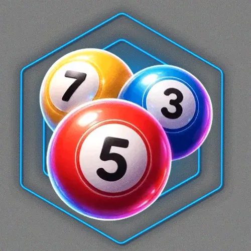 Numbered bingo balls