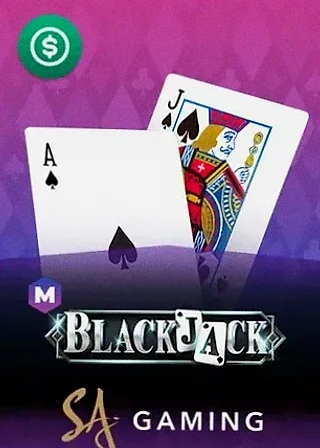 M Blackjack live game cover