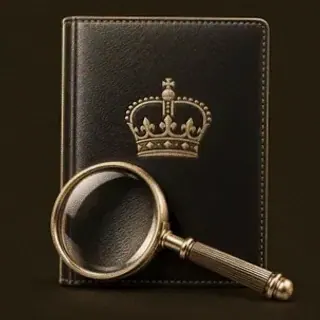 Passport magnifying glass — Bsb007