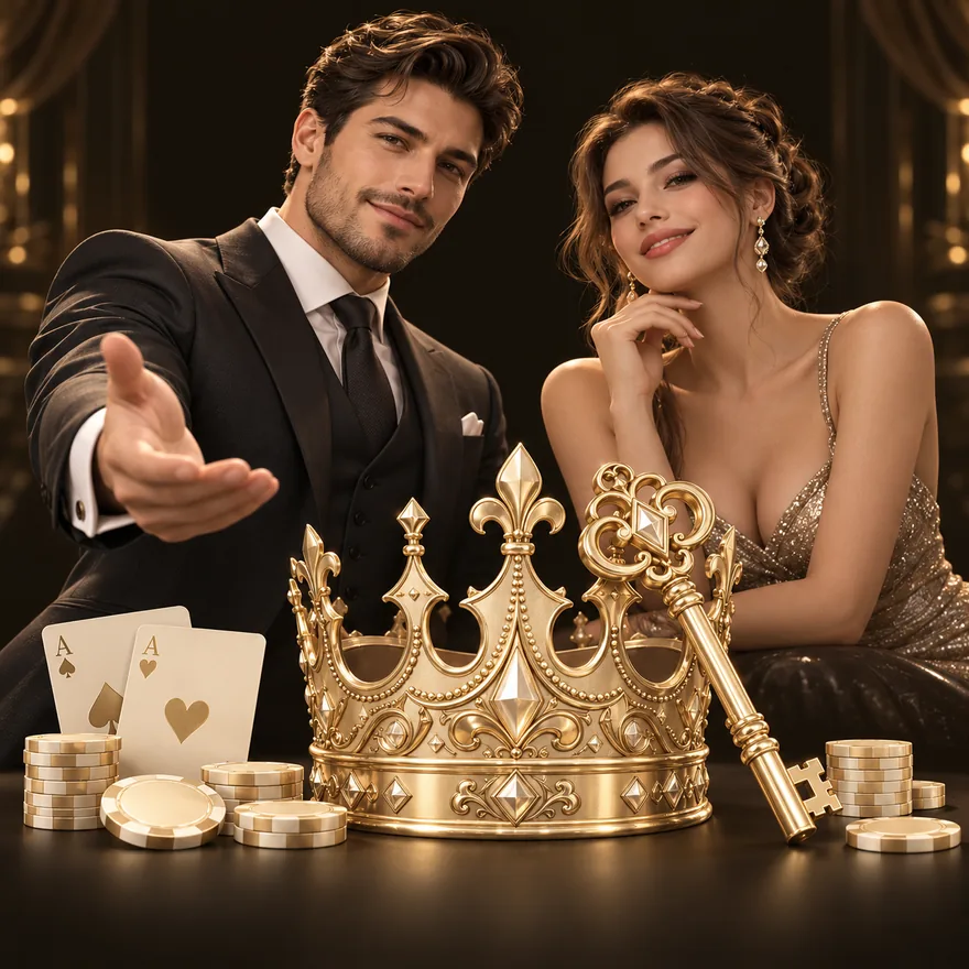 Royal crown and key — Bsb007