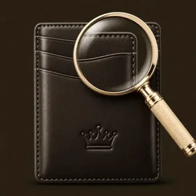 Wallet and magnifier — Bsb007