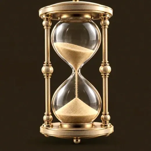 Ornate hourglass — Bsb007